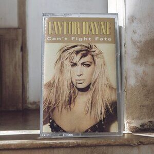 Taylor Dayne Cant Fight Fate 1989 Cassette Tape Arista Records Lyrics Vintage